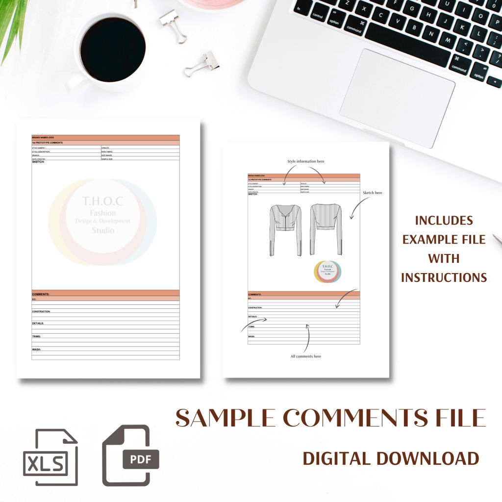 sample comments template